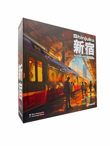 Shinjuku board game sleeved - shinjuku,