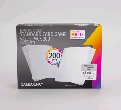 Gamegenic matte sleeves - matte,