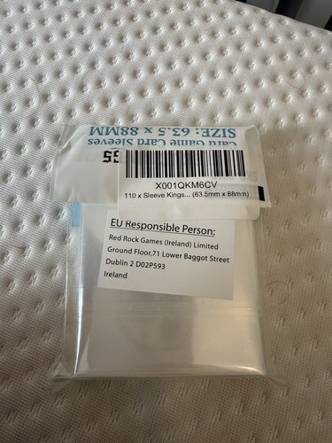 Protective clear card sleeves - protective,