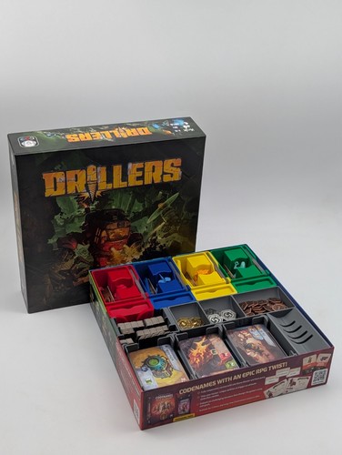 Drillers board game insert - game,