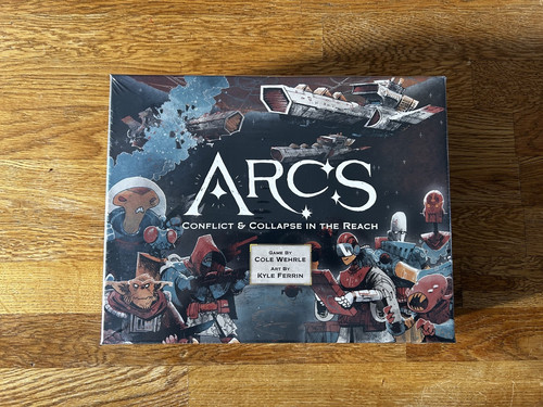 Arcs board game cole - board,