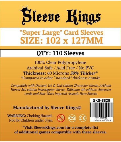 Sleeve kings standard super - sleeve,